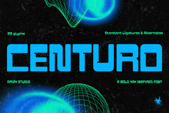 Centuro: The Y2K Display Typeface Making a Comeback