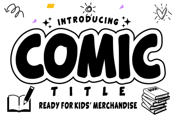 Comic Title: The Bold Display Font for Big Imaginations