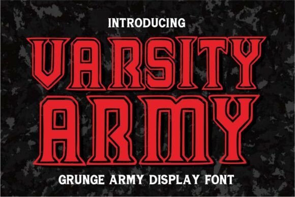 Command Attention: The Bold Power of the Varsity Army Typeface