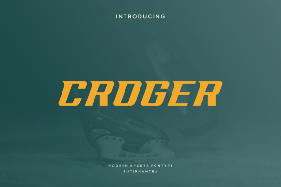 Croger: The Font That Brings Speed and Style to Your Designs