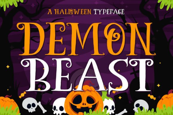 Demon Beast: A Typeface That Brings Halloween to Life