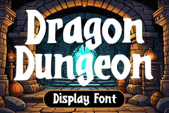 Dragon Dungeon: A Medieval Font for Fantasy Creations