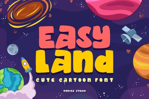 Easy Land Font: The Playful Typeface for Whimsical Designs