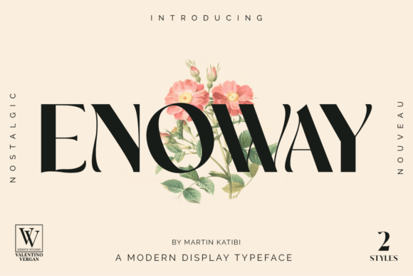 Enoway: A Bold Typeface for Modern Creative Projects