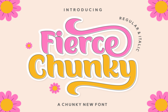 Fierce Chunky: The Playful Display Font for Bold Brands