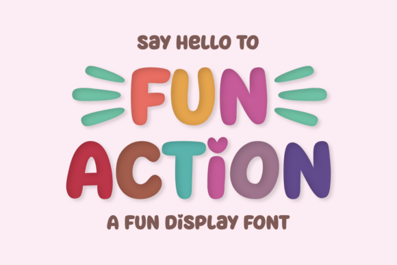 Fun Action: The Playful Typeface That Makes Every Design Pop