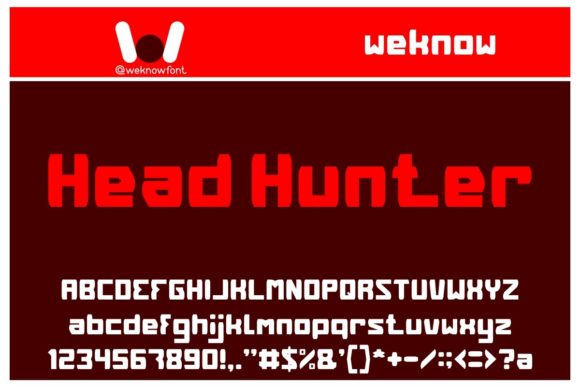 Head Hunter: The Display Font That Commands Attention