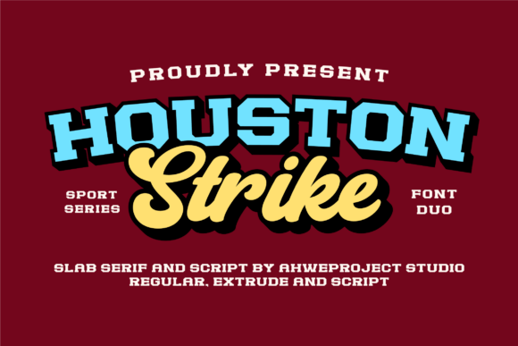 Houston Strike: The Font Duo Built for Athletic Branding