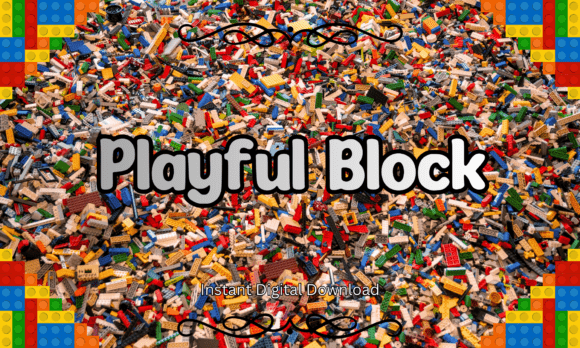 Playful Block: A Typeface for Joyful, Chunky Designs