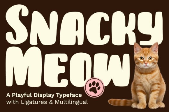 Snacky Meow: The Font That Makes Designs Purr with Personality