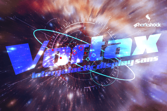 Vortax: A Space-Age Typeface for Bold, Modern Designs